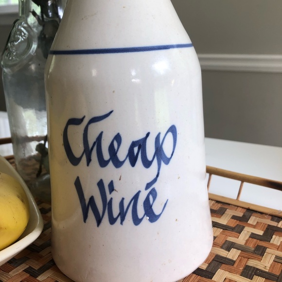 Vintage Cheap Wine Pitcher - Picture 2 of 5